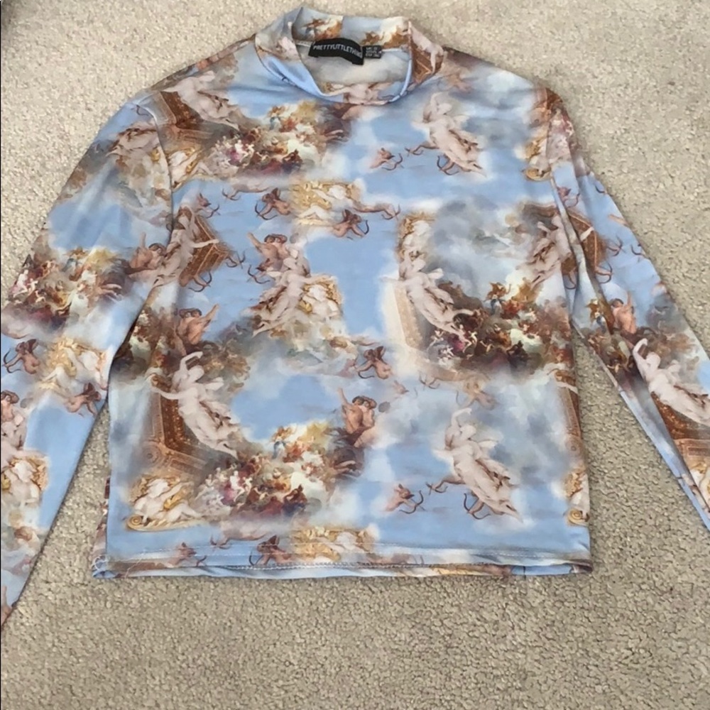 Long sleeve angle top